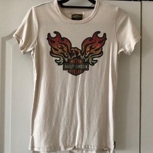 Trunk Harley Davidson sz L Swarovski tee